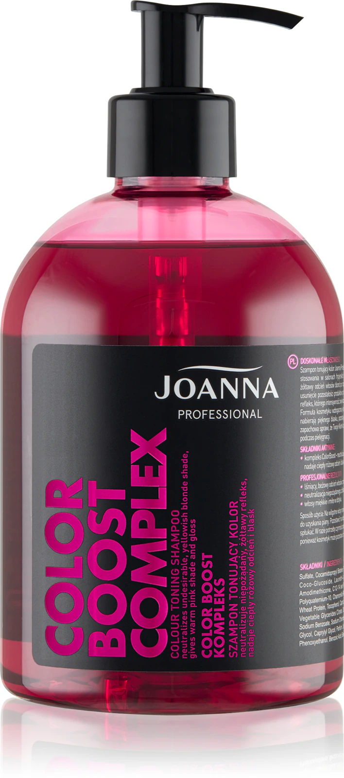 Joanna Professional Color Boost Complex šampón neutralizujúci žlté tóny, 500 ml