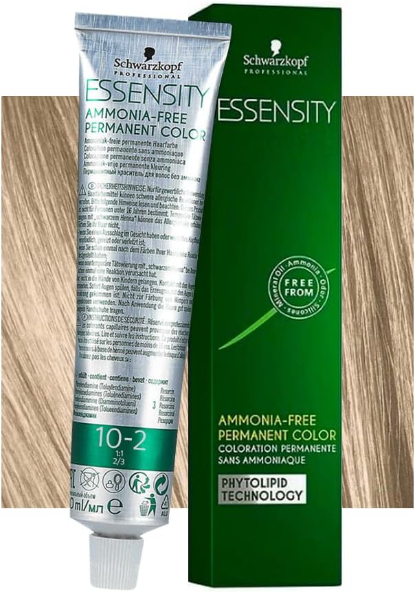 Schwarzkopf -Trvalá farba bez amoniaku 10-2 Ultrabond Ash 60 ml