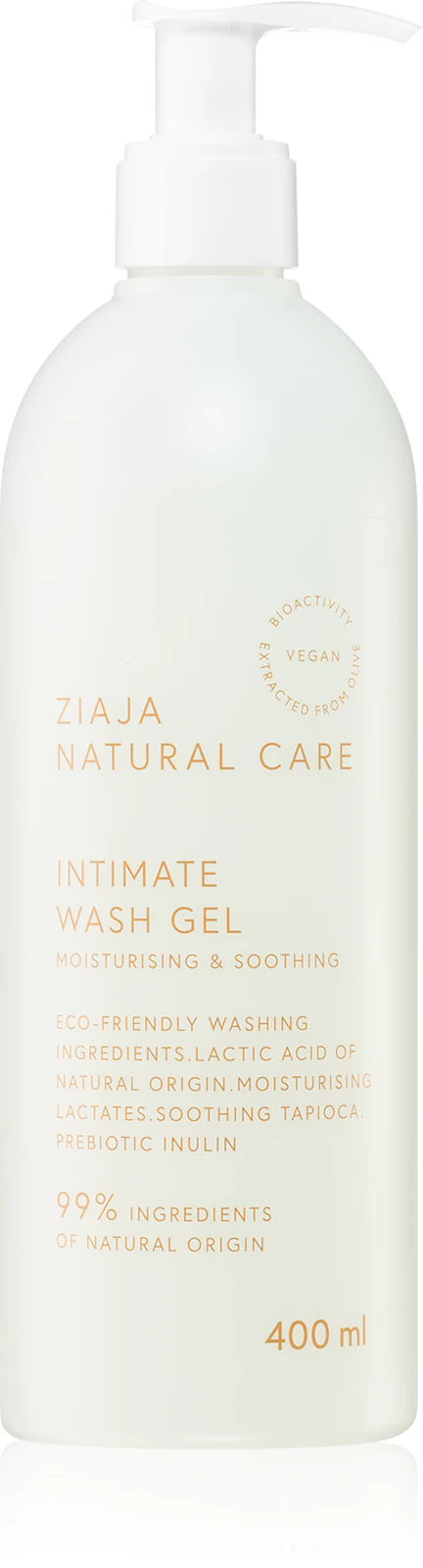 Ziaja Natural Care gél na intímnu hygienu, 400 ml (poškodený aplikátor )