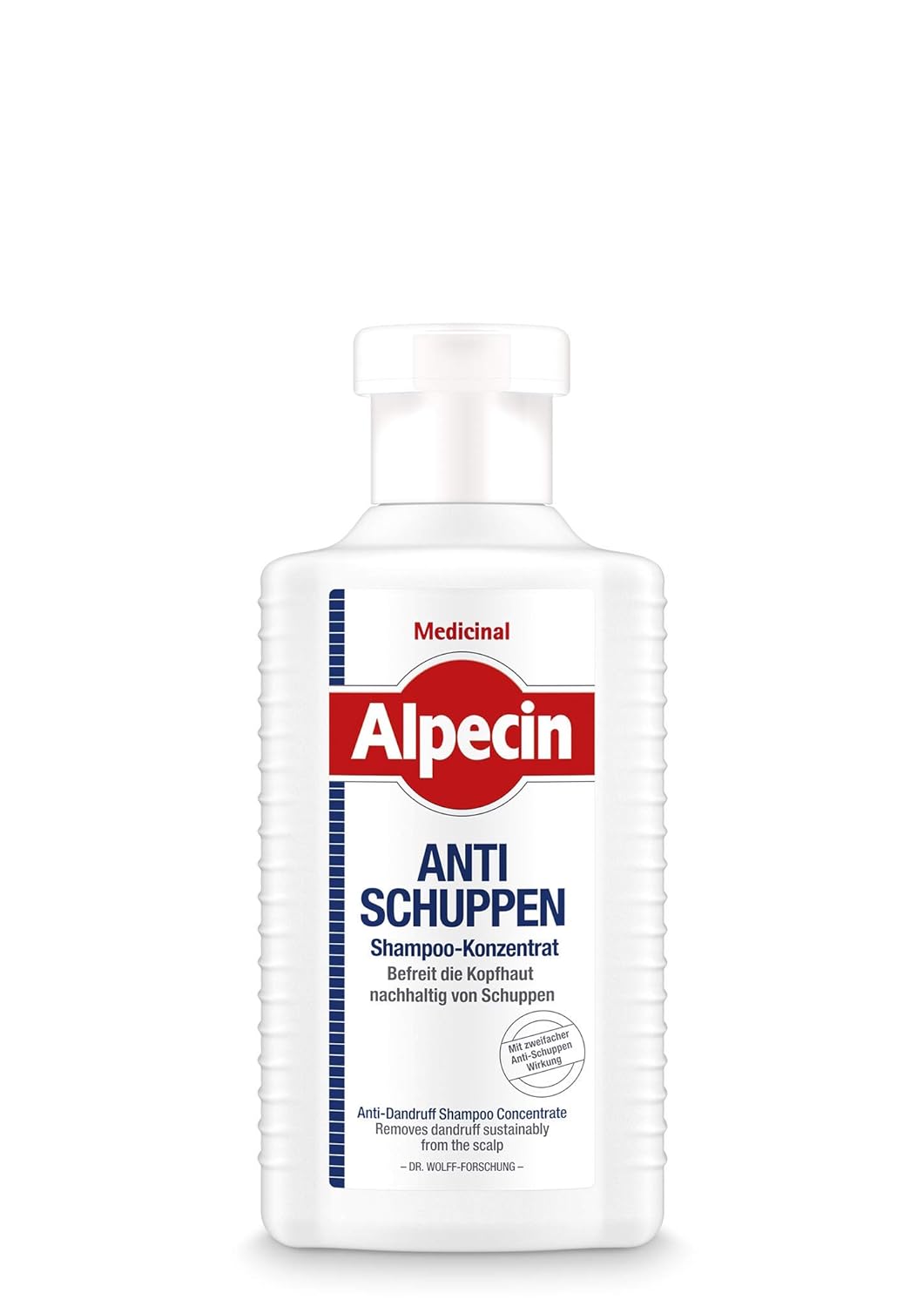Alpecin Medicinal šampónový koncentrát proti lupinám 200ml-(poškodený aplikátor)