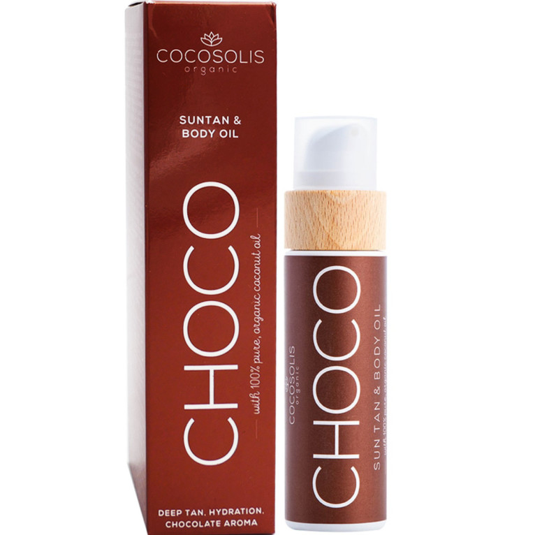 COCOSOLIS organic Čokoládový opaľovací olej 110 ml