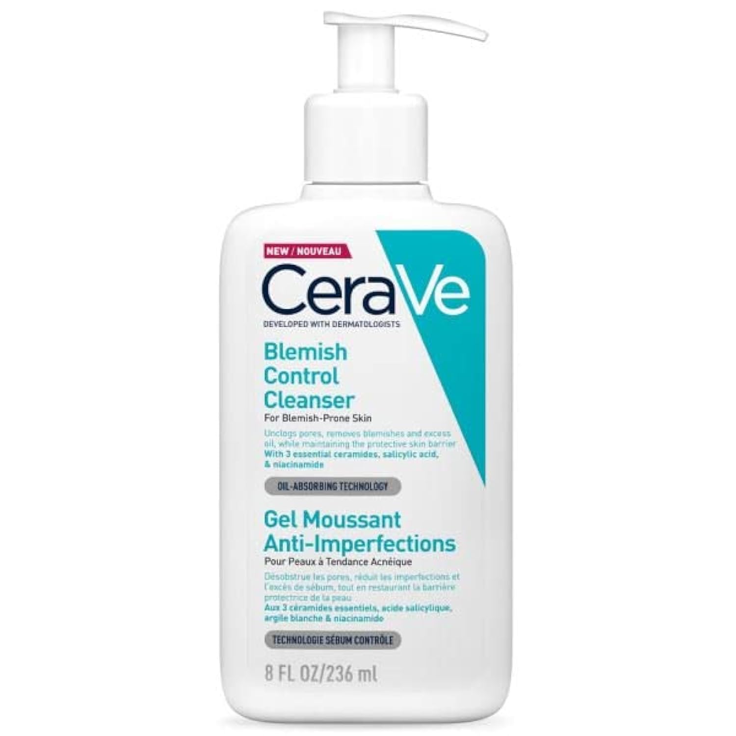 CeraVe - Čistiaci gél proti nedokonalostiam, 236 ml kúpite na Nakupujzdravo.sk