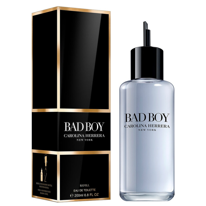 Carolina Herrera Bad Boy toaletná voda refill 200 ml /Rozbalený - plný/