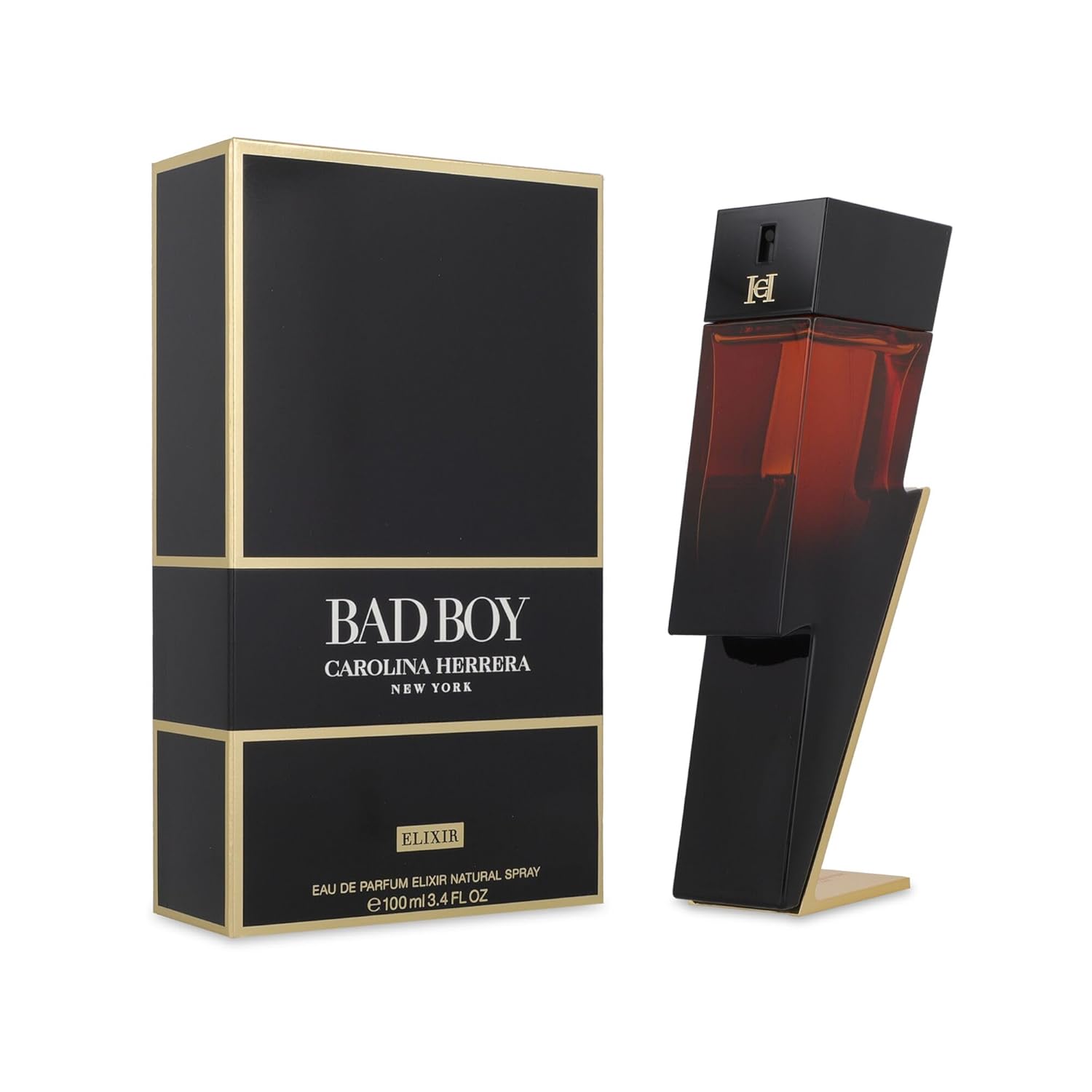 Carolina Herrera Bad Boy Elixir parfumovaná voda pre mužov 100 ml-Rozbalený (ale plný)