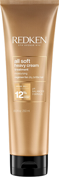 Redken All Soft Hydratačná maska pre suché a slabé vlasy, 250 ml