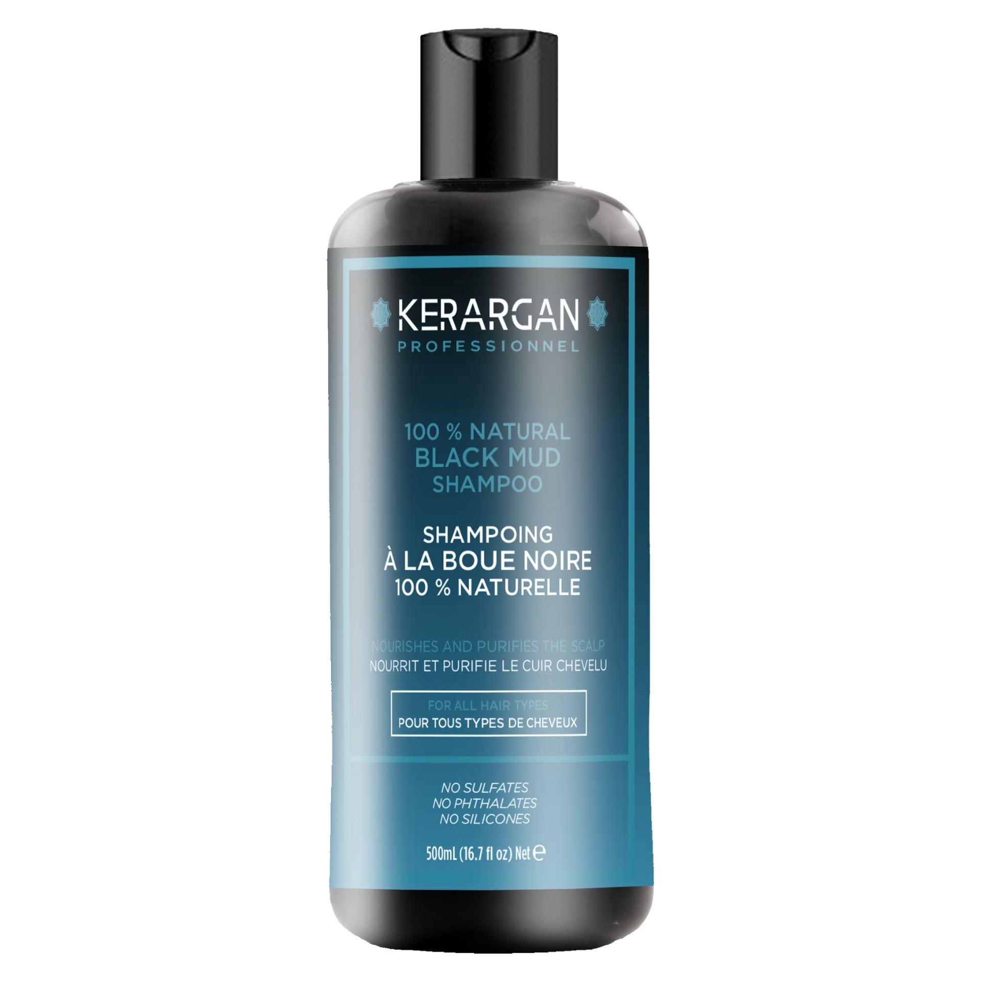 Kerargan - Šampón s obsahom čierneho bahna z Mŕtveho mora 500ml