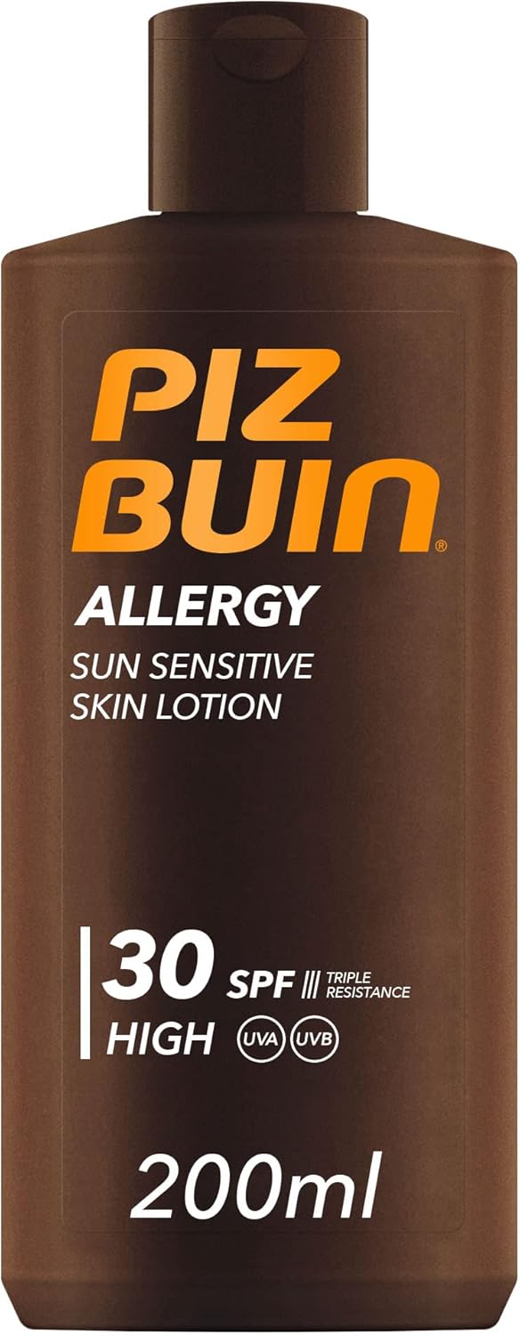 Piz Buin Mlieko na opaľovanie Allergy OF 30, 200 ml