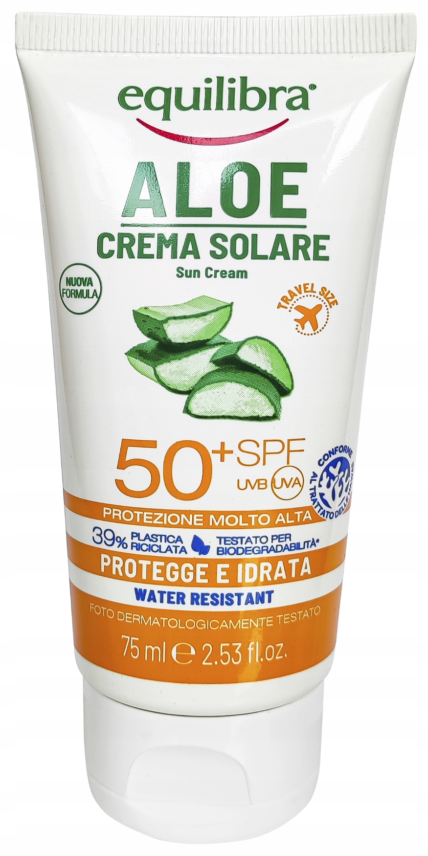 Equilibra Aloe Sun Cream SPF50+
