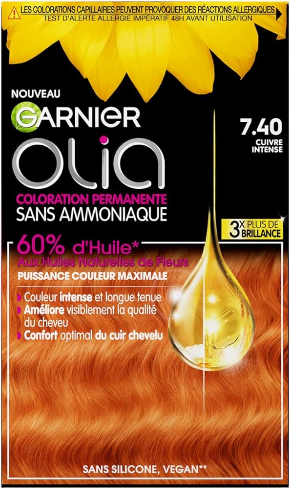 Garnier - Olia -7.40 Intenzívna medená