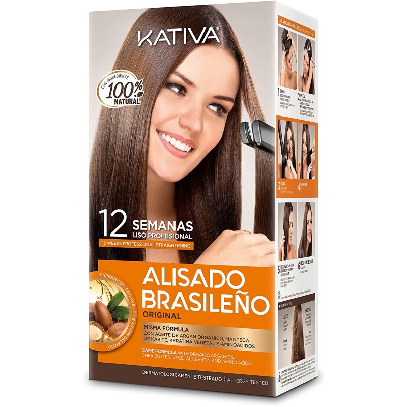 Kativa brazílska vyhladzovacia súprava na vlasy