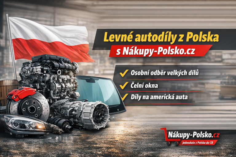 Levné autodíly z Polska s Nákupy-Polsko.cz