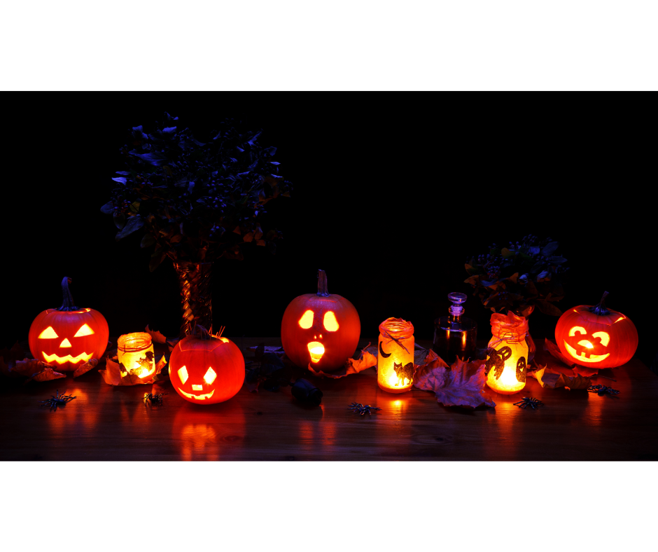 Strašidelná halloweenská dekorace