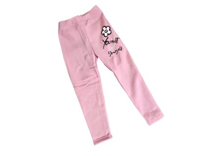 Zateplené legíny pink