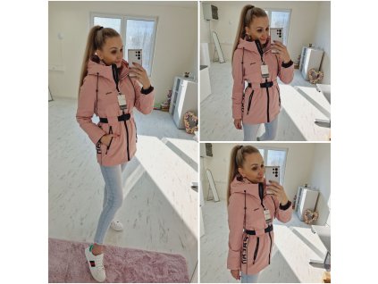 Přechodová bunda Miss růžová