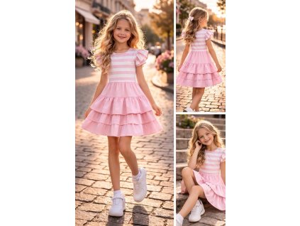 Dívčí šaty Pinkie