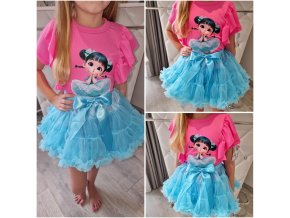 Tylová sukýnka blue