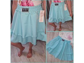 Dívčí tyrkys sukně Diamant