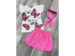 Dívčí souprava Motýl pink