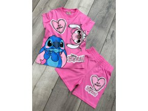 Dívčí souprava Stitch pink