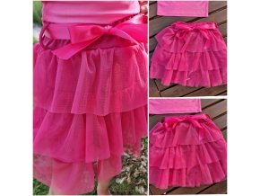 Tylová sukynka mašlička