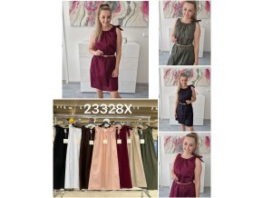 Dámské šaty s vázačkou