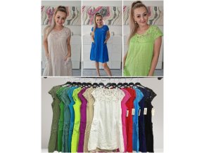 Dámské lněné šaty