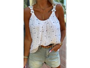 Dámské tílko kvítky