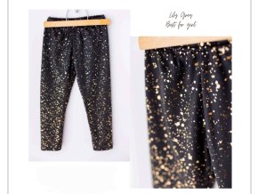 Velurové legíny LilyGrey black