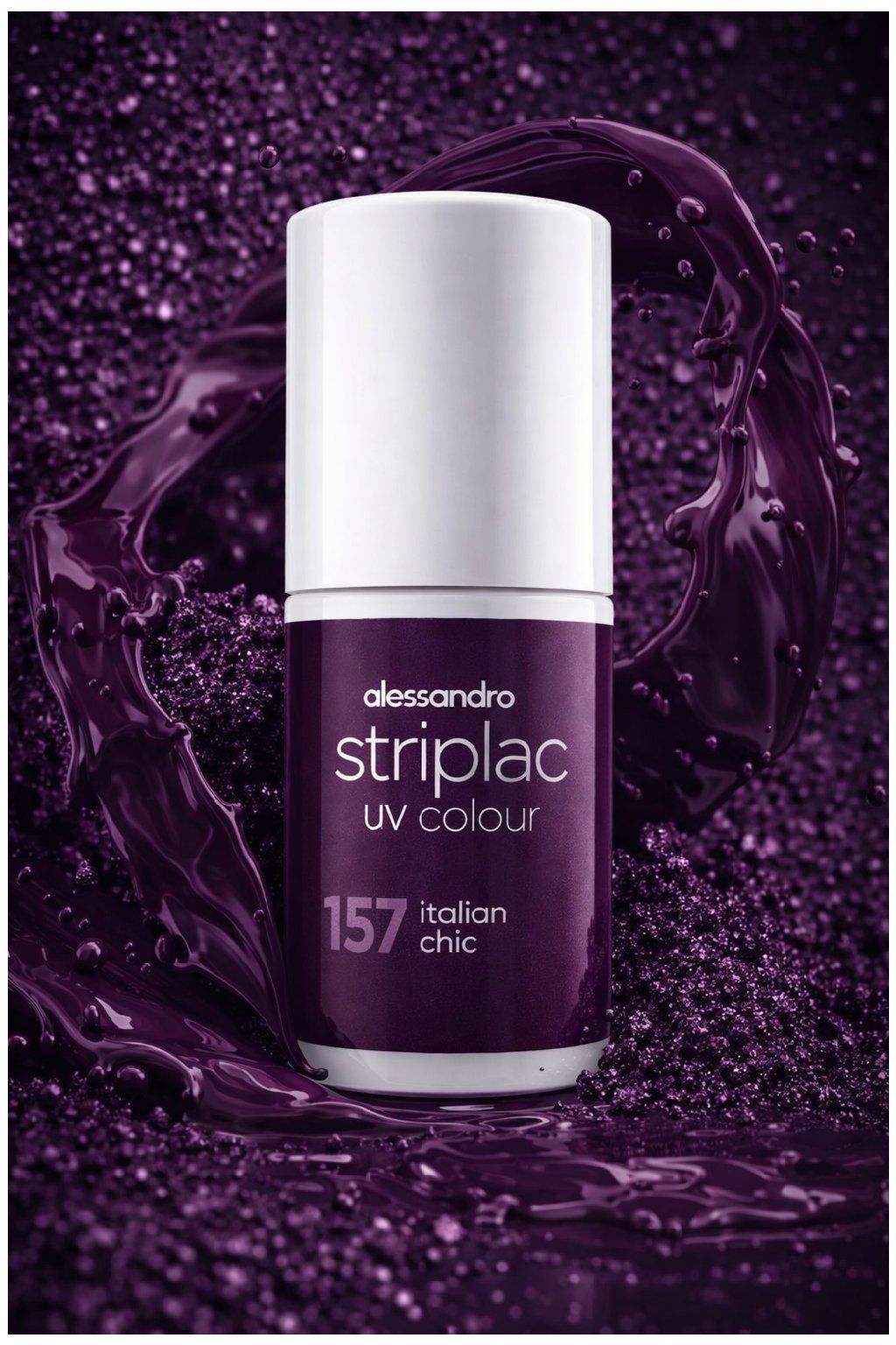 Alessandro International Striplac UV Colour – odstín 157 Italian Chic, 6,5 ml