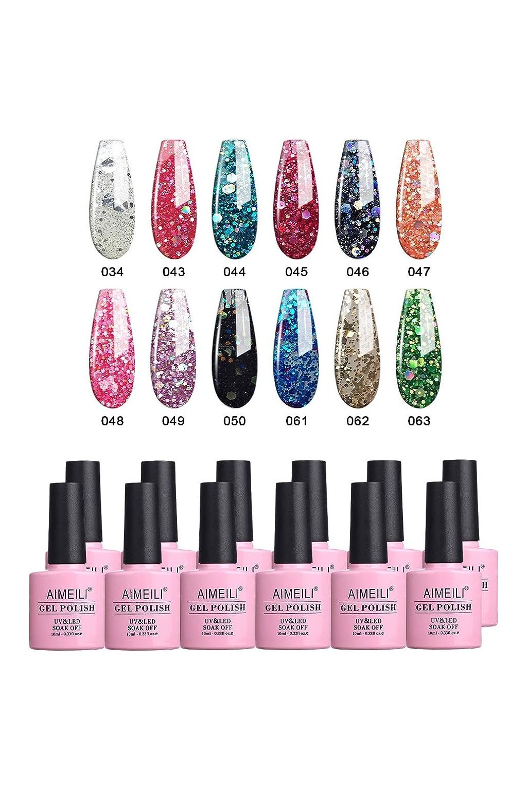 7. Aimeili Glitter Color Changing Gel Nail Polish - wide 3