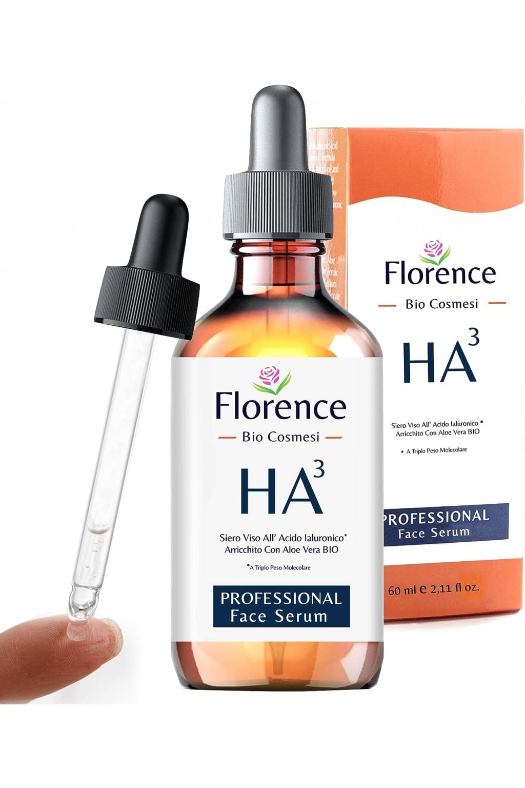 Florence, sérum na tvář hyaluron acid s vitamínem C, 60 ml