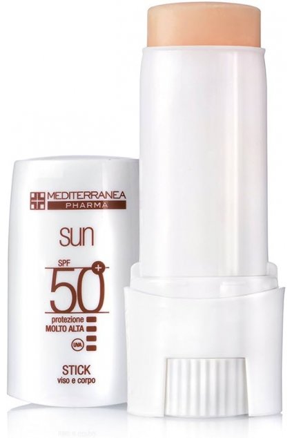 Mediterranea, opalovací tyčinka na obličej a tělo, SPF50, 9 ml