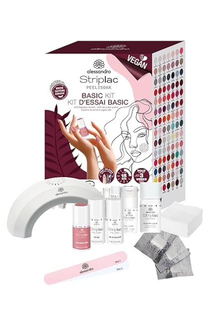 Alessandro Striplac Peel or Soak, Sada LED laků na nehty