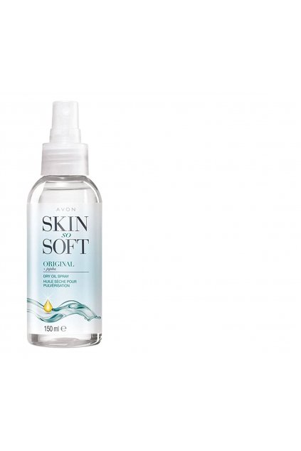 Avon Skin So Soft Original Suchý olejový tělový sprej s jojobou 3x150 ml