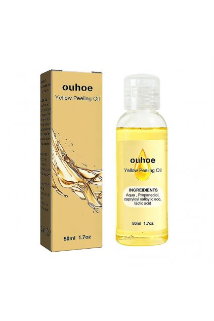 Bělící žlutý peelingový olej OUHOE 50ml