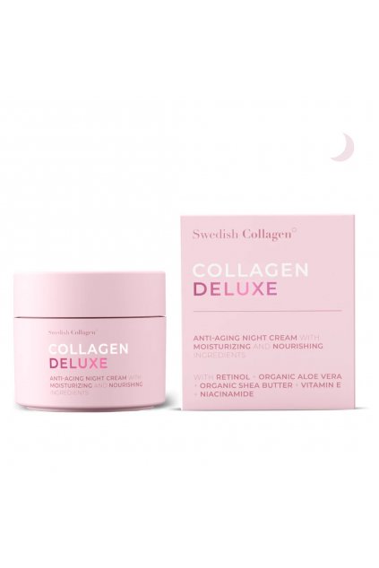 Swedish Collagen Collagen Deluxe Noční krém, 50 ml