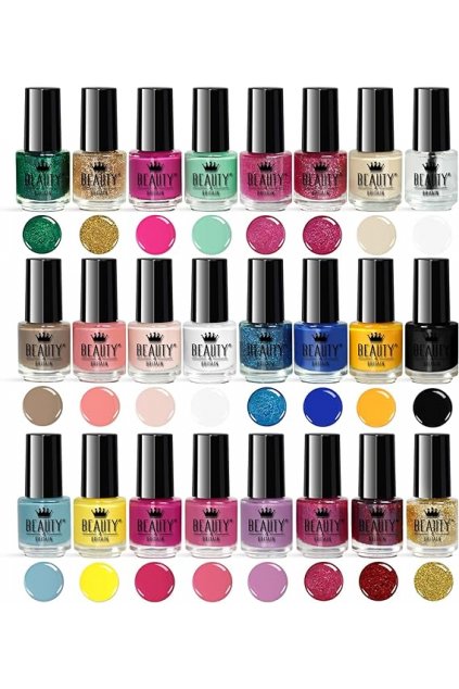 Envie De Color A Sada laků  na nehty – Kompletní kolekce 24 barev v designové krabičce