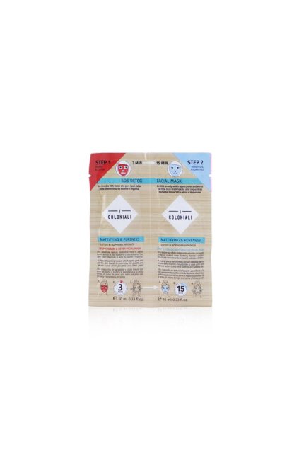 24718 coloniali mattifying pureness sos detoxikacni maska na oblicej 2x10ml