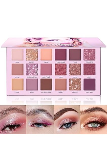 UCANBE Professional 18 barev Aromas Paletka nahých očních stínů