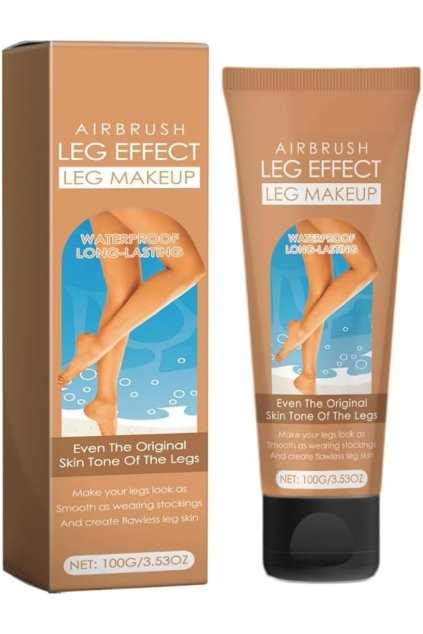 OceAura make-up tónovaný krém na nohy, airbrush efekt, 100g