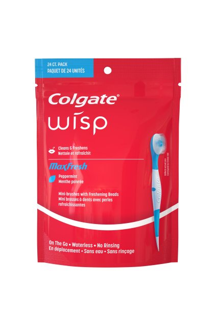 Colgate Wisp Max Fresh Peppermint Mini-Brushes, 24 ks