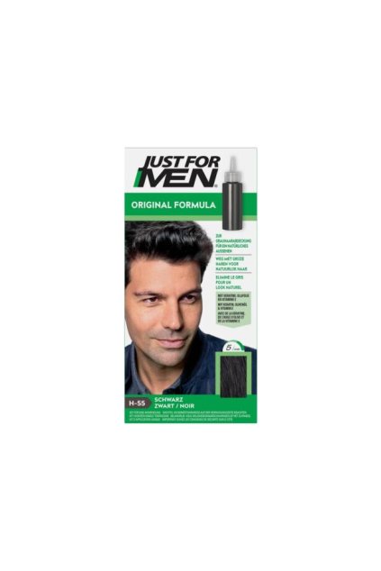 Just For Men, Šamponová barva na vlasy, H-55 Černá