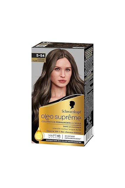 Schwarzkopf – Oleo Suprême – 5-54 Svetlo popolavo hnedá