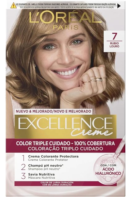 L'Oréal Paris - Excellence Creme 7, Střední blond