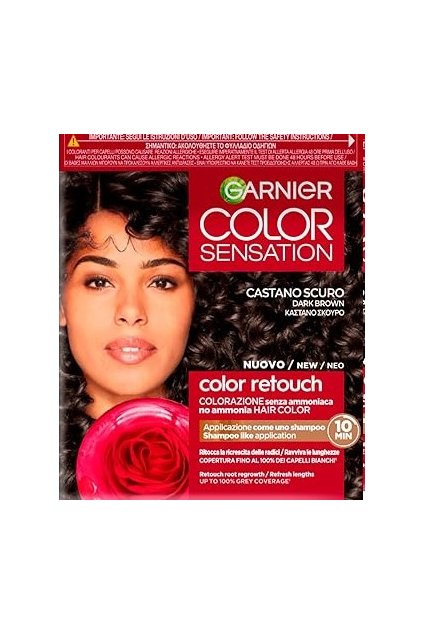 Garnier Color Sensation Colour Retouch Permanentní krycí barvy na vlasy-hnědá