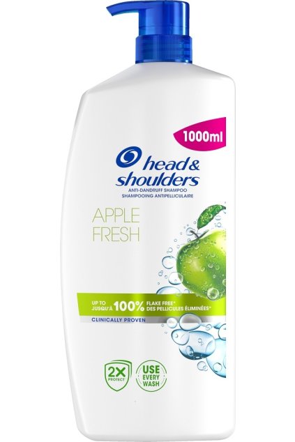head&shoulders Šampon proti lupům Apple Fresh, 1000ml