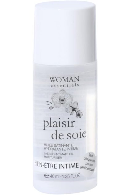 PLAISIR DE SOIE Hloubkově a dlouhotrvající hydratační masážní olej -100% vyrobeno ve Francii. (40 ml)