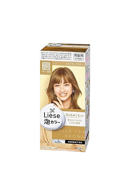 Liese Barva na vlasy Kao Prettia Bubble - Rose Tea Beown - Růžový čaj Beown