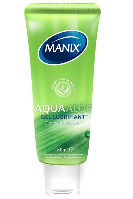 Manix AquaAloe Sensitive lubrikační gel 80ml