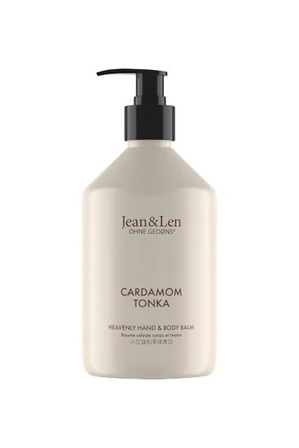 Jean a Len Balzám na ruce a tělo s kardamomem a tonkovou vůní, 500 ml